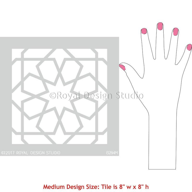 Rabat Tile Stencil