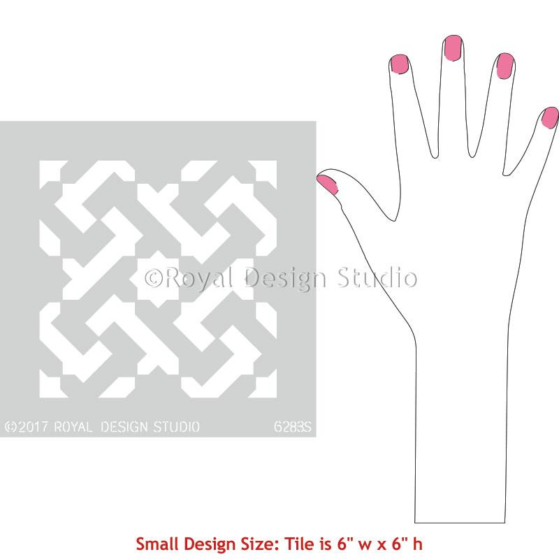 Safi Tile Stencil