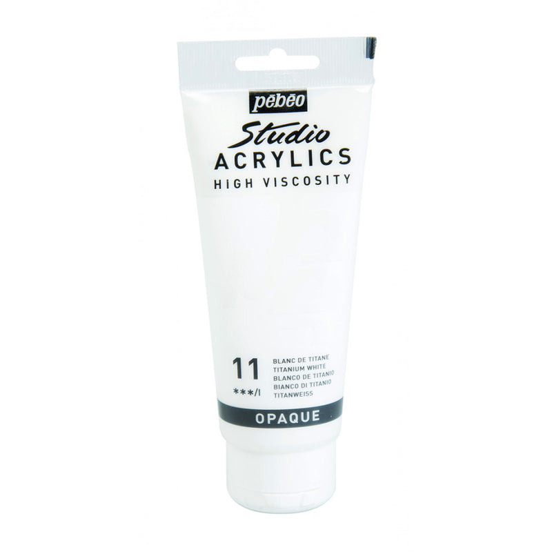 Pébéo Studio Acrylics 100 ml.- 11 Titanium White
